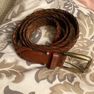 Tommy Hilfiger Mens Braided Belt. Size: Large Gently Worn